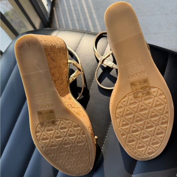 (NEW) Mirabella Gold Women's Wedges | ALDO - Picture 6 of 7